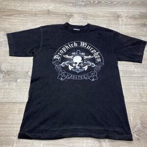 Dropkick Murphys T Shirt Mens Medium Black 2008 Fall Tour Graphic Band Tee USA